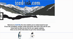 Desktop Screenshot of iced-ink.com